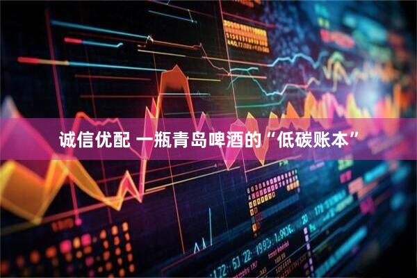 诚信优配 一瓶青岛啤酒的“低碳账本”